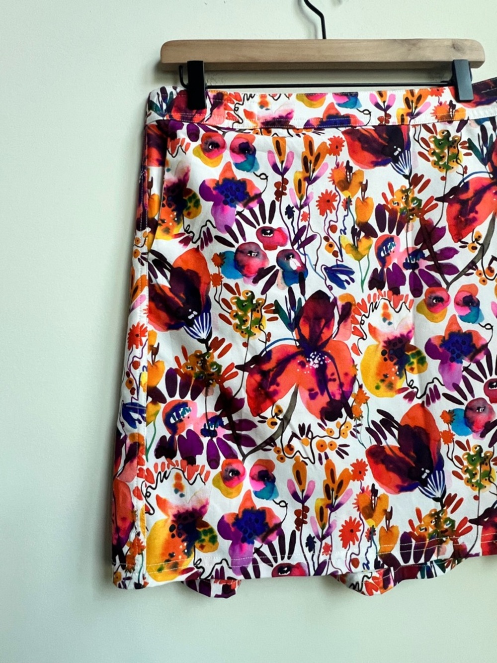 RipSkirt Hawaii Wrap Skirt Pocket posie pink Floral Tropical Adjustable Beach - Picture 4 of 11
